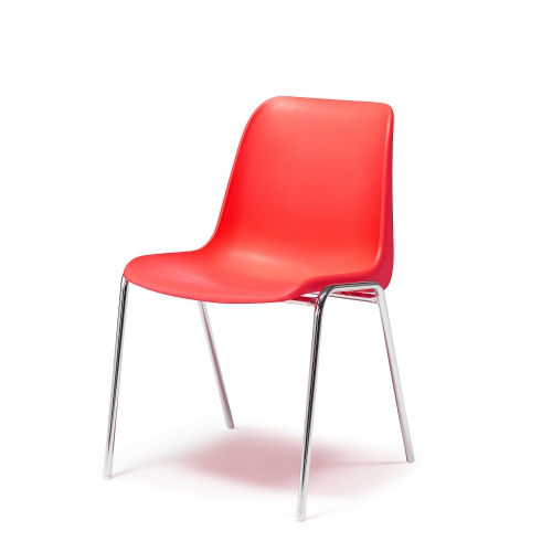Krzesło Sierra, Sztaplowane, Czerwony