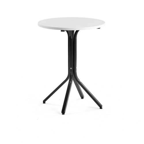 Stół Various, ø700x900 Mm, Czarny, Biały