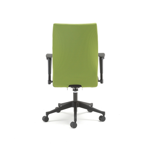 Krzesło Biurowe Milton, Tkanina, Czarny, Zielony