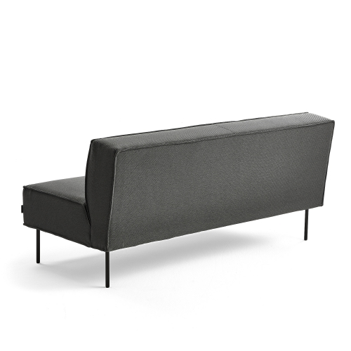 Sofa Copenhagen Plus, 2 Osobowa, Tkanina, Antracytowo Szary