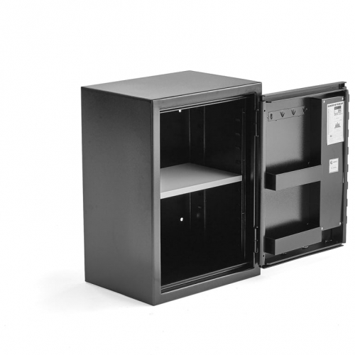 Szafa Bezpieczeństwa Contain, Zamek Elektroniczny, 750x550x400 Mm, Czarny