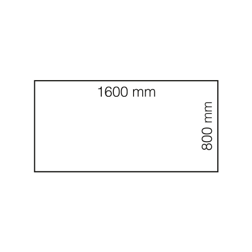 Biurko Proste Flexus, 1600x800 Mm, Laminat, Biały