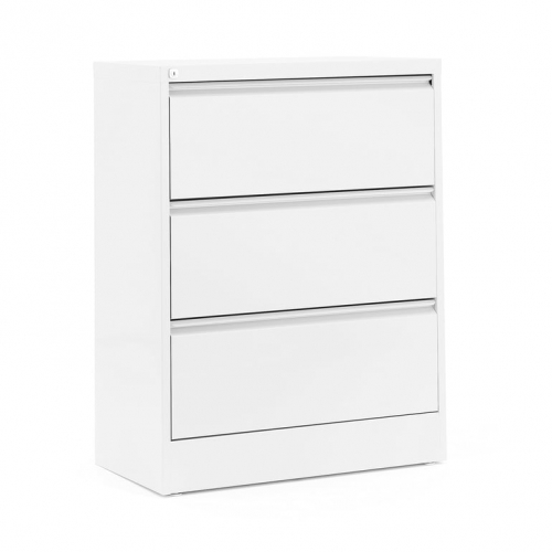 Szafka Kartotekowa A4 Index, 3 Szuflady, 800x425x1030 Mm, Biały