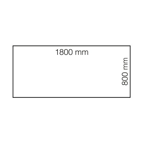 Biurko Modulus, Rama T, 1800x800 Mm, Czarny, Biały