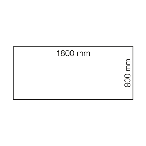 Biurko Modulus Rama T, 1800x800 Mm, Srebrna Rama, Jasny Szary