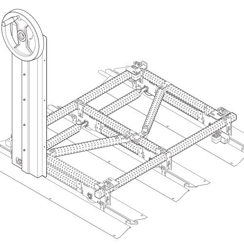 Regał Przesuwny, Archiwizacyjny, 3400x5000 Mm