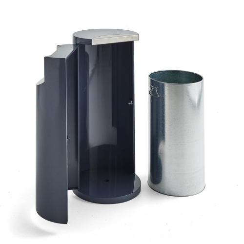 Pojemnik Na Odpady Lennox, ø 400x860 Mm, 100 L, Szary