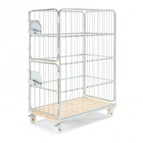 Rollkontener, Obciążenie 450 Kg, Z Hamulcami, 1195x745x1700 Mm