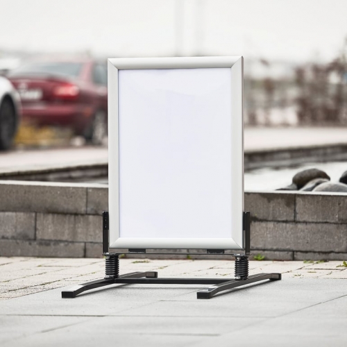 Stojak Reklamowy, 500x700 Mm, Szary