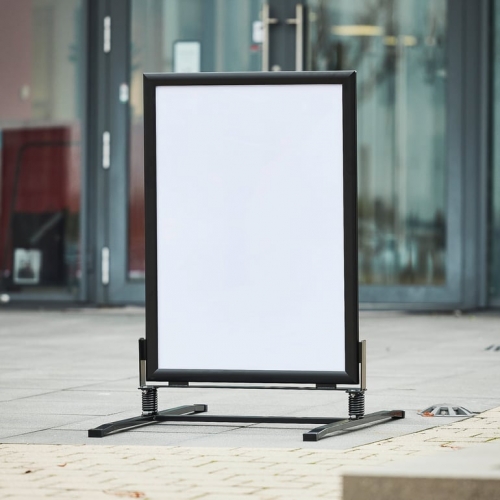 Stojak Reklamowy, 700x1000 Mm, Czarny