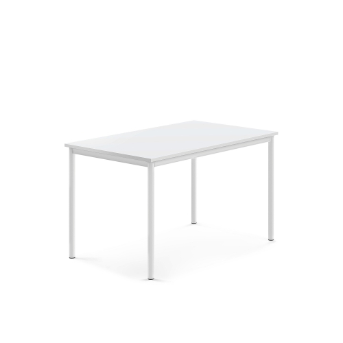 Stół Borås, 1200x800x720 Mm, Laminat Biały, Biały