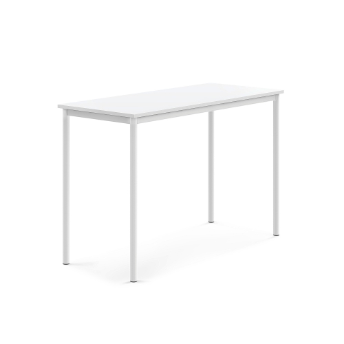Stół Borås, 1400x600x900 Mm, Laminat Biały, Biały