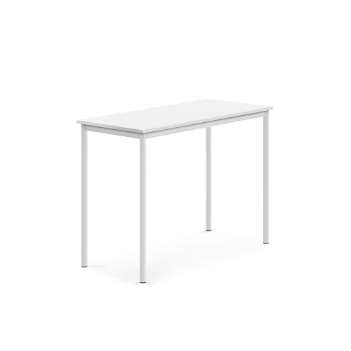 Stół Sonitus, 1200x600x900 Mm, Laminat Biały, Biały