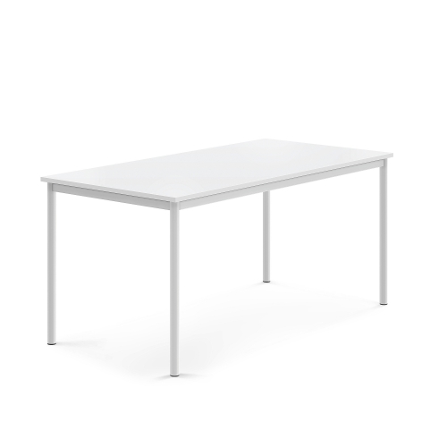 Stół Borås, 1600x800x720 Mm, Laminat Biały, Biały