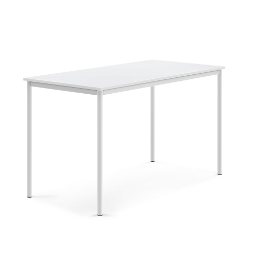 Stół Borås, 1600x800x900 Mm, Laminat Biały, Biały