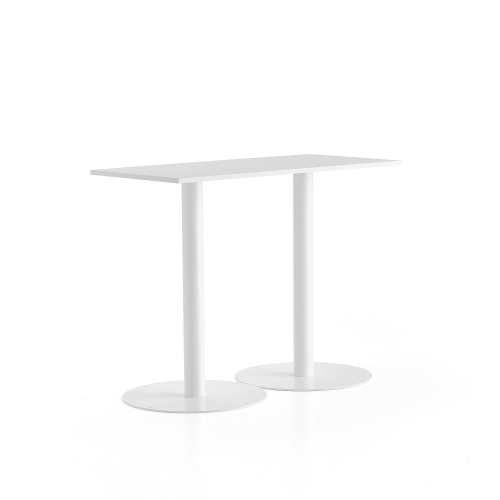 Stół Barowy Alva 1400x700x1100 Mm, Biały, Biały
