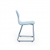 Krzesło Gander, Płozy, Siedzisko 450 Mm, Lakierowany, Niebieski