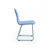 Krzesło Gander, Płozy, Siedzisko 450 Mm, Tkanina, Niebieski