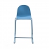 Krzesło Barowe Gander, Płozy, Siedzisko 450 Mm, Lakierowany, Niebieski
