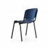 Krzesło Nelson plastikowe Siedzisko, Czarny, Niebieski