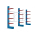 Regał Wspornikowy Expand, 3 Słupy Jednostronne, 12 Ramion 600 Mm, 6000 Kg