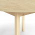 Stół Decibel, ø1200 X 720 Mm, Dźwiękochłonne Linoleum, Beżowy