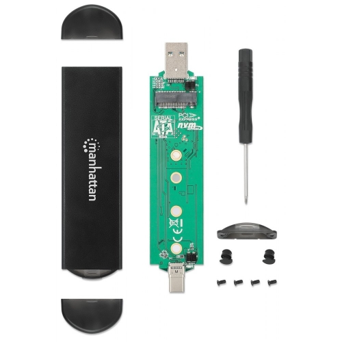 Obudowa Zewnętrzna Usb-c/a 3.2 Gen2 Dysku M.2 Nvme, Sata Ssd