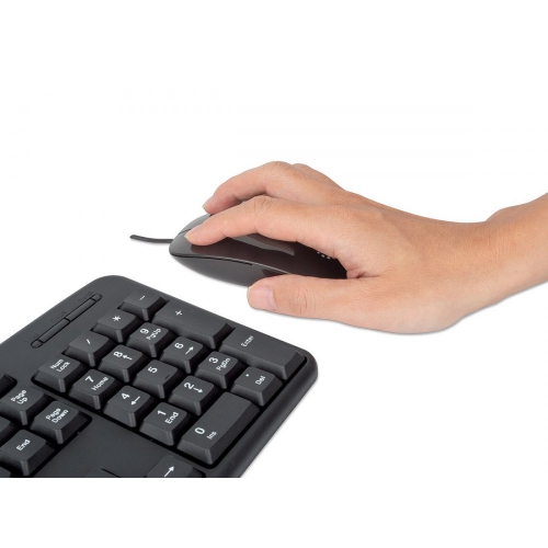 Mysz Optyczna Superslim Czarna Usb