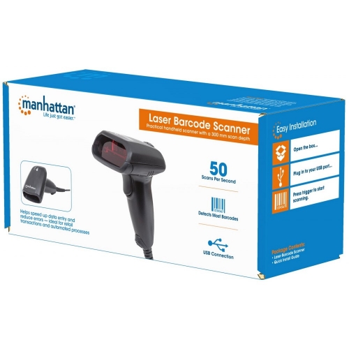 Skaner Kod Kreskowych Usb Laserowy