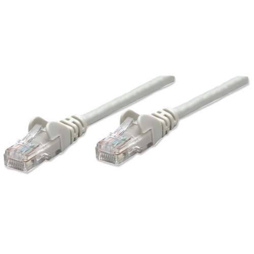 Patch Cord Cat5e Utp 1,0m Szary 100% Miedź