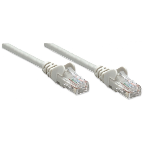 Patch Cord Cat5e Utp 1,0m Szary 100% Miedź