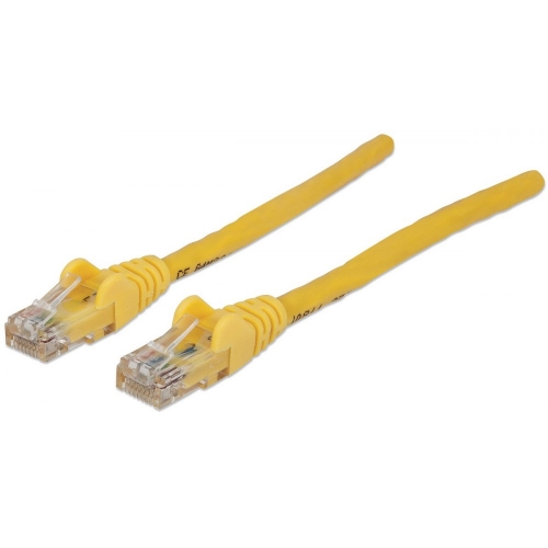 Patch Cord Cat5e Utp 7,5m żółty 100% Miedź