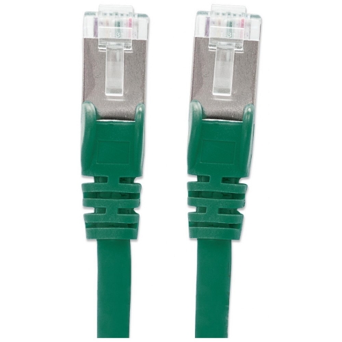 Patch Cord Cat5e F/utp 20m Zielony 100% Miedź