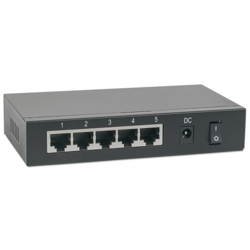 Switch Gigabit 5xpoe Passthrough Zasilany Poe Lub Ac, 68w