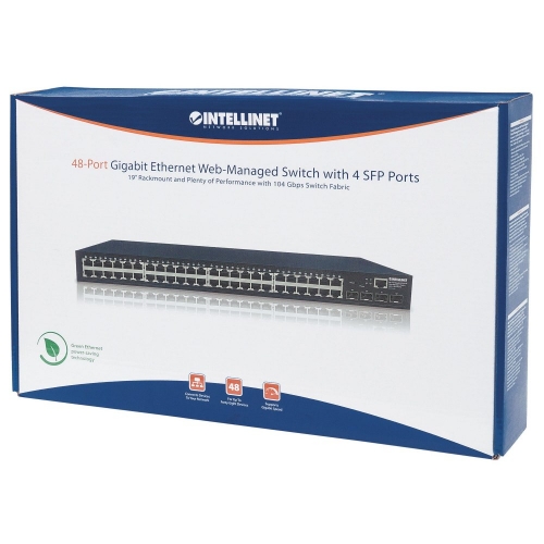 Switch 48-portowy Zarządzalny Gigabit Rj45 4x Sfp