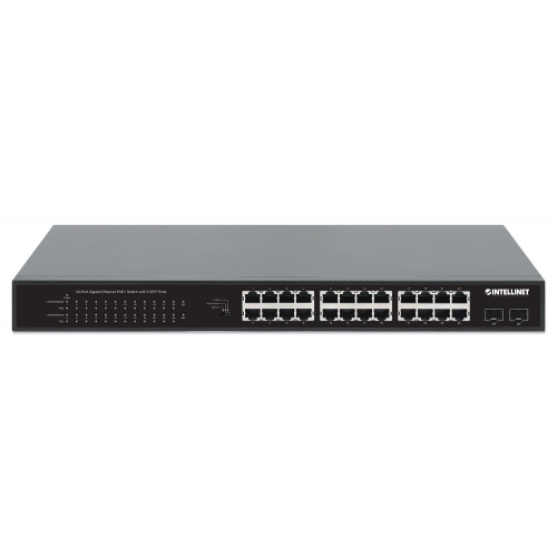 Switch Gigabit 24-portowy Poe+ Z 2 Portami Sfp