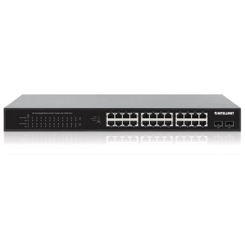 Switch Gigabit 24-portowy Poe+ Z 2 Portami Sfp