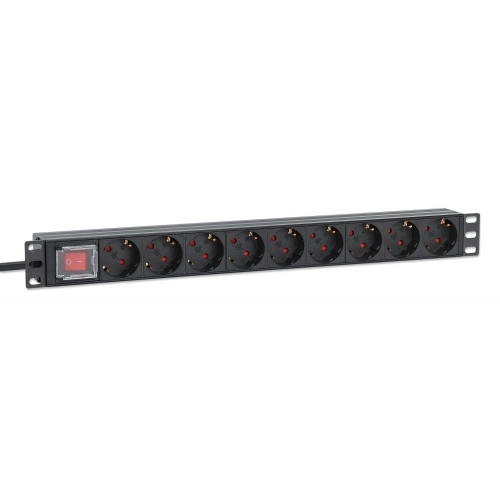 Listwa Zasilająca Rack 1u 9x Gniazd Schuko 4000w