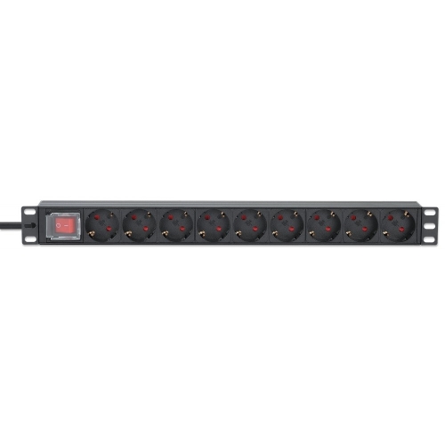 Listwa Zasilająca Rack 1u 9x Gniazd Schuko 4000w