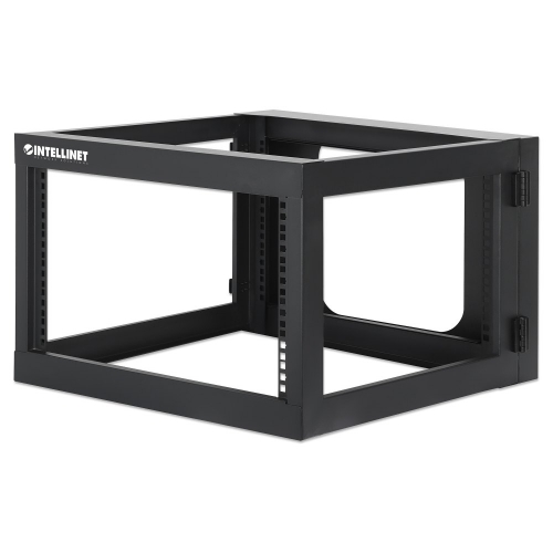 Rama Rack 19 6u 604x555, Wisząca, Tylne Otwarcie, 4 Słupki