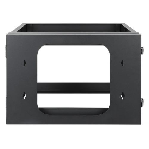 Rama Rack 19 6u 604x555, Wisząca, Tylne Otwarcie, 4 Słupki