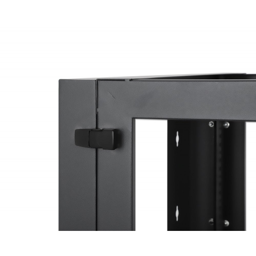 Rama Rack 19 6u 604x555, Wisząca, Tylne Otwarcie, 4 Słupki