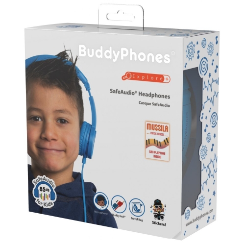 Słuchawki Dla Dzieci Explore+ 85db Z Mikrofonem Buddyphones