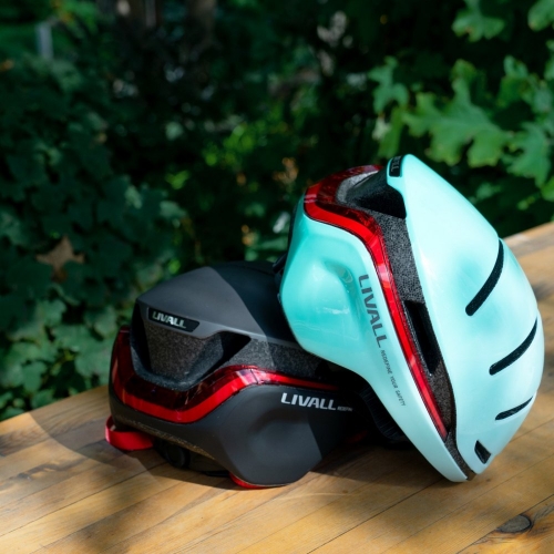 Livall Evo21 Smart Kask Rowerowy Led/sos 58-62cm Miętowy