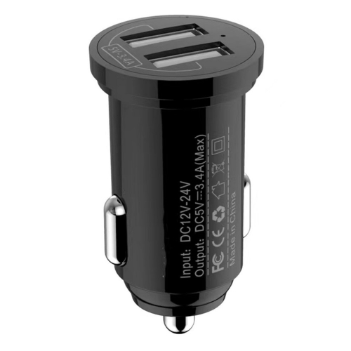 Samochodowa Mini ładowarka 2x Usb 5v 3.4a/17w Techly