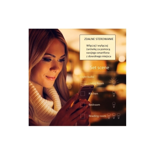 Woox R5077 Smart żarówka Wifi Led Rgbw 4.5w Gu10