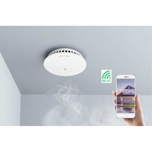 Inteligentny Smart Czujnik Wykrywania Dymu R7049 Zigbee
