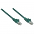 Patch Cord Cat5e Utp 0,5m Zielony 100% Miedź