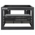 Rama Rack 19 6u 604x555, Wisząca, Tylne Otwarcie, 4 Słupki