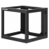 Rama Rack 19 9u 604x555, Wisząca, Tylne Otwarcie, 4 Słupki